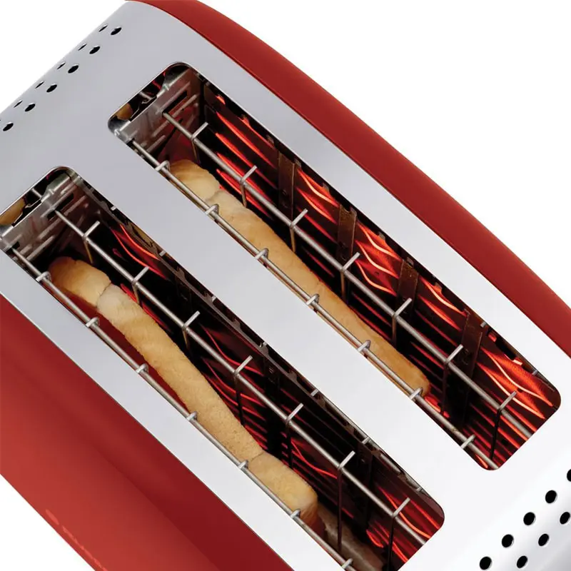 GRILLE PAIN 2 fentes RUSSELL HOBBS COLOR PLUS 1600W / RED / 26554-56