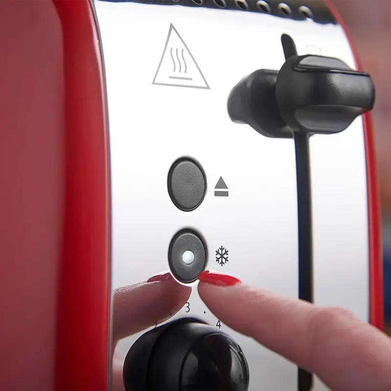 GRILLE PAIN 2 fentes RUSSELL HOBBS COLOR PLUS 1600W / RED / 26554-56