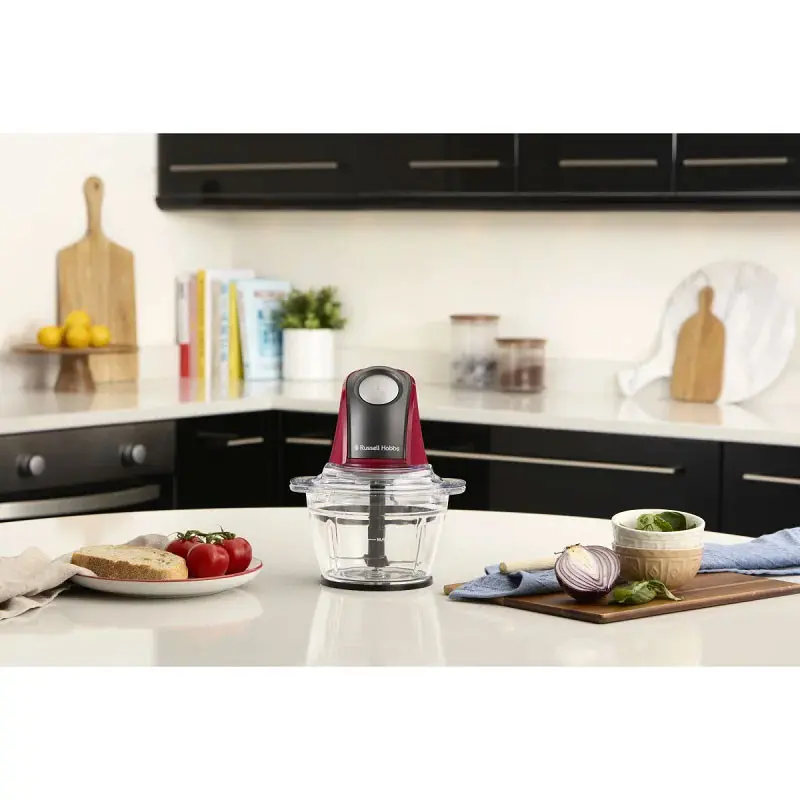 Mini Hachoir Russell Hobbs / 350W / Noir et Rouge / 27130-56