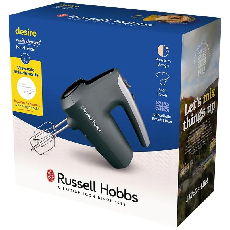 Batteur à Main Russell Hobbs Desire Matte Charcoal 27151-56 Noir