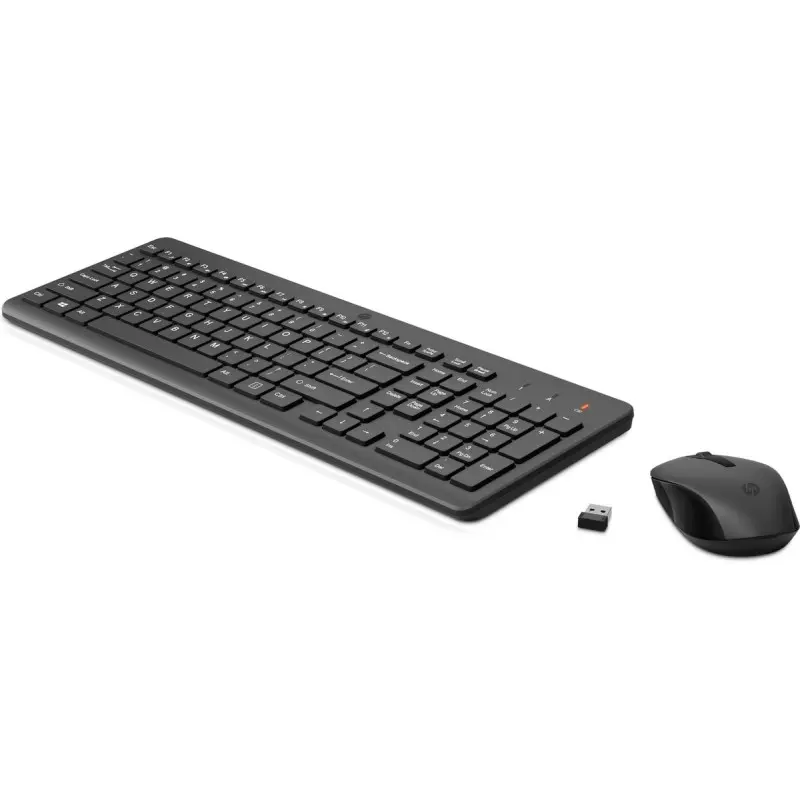 Ensemble Clavier azerty et souris sans fil HP 330 / Noir