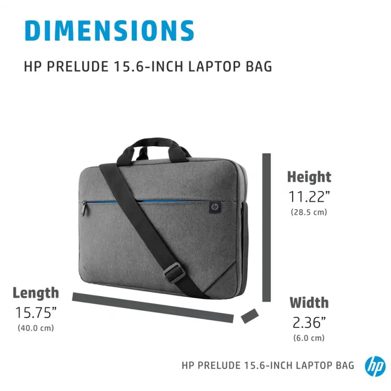 Sacoche pour ordinateur portable HP Prelude 15,6&Prime; / Gris