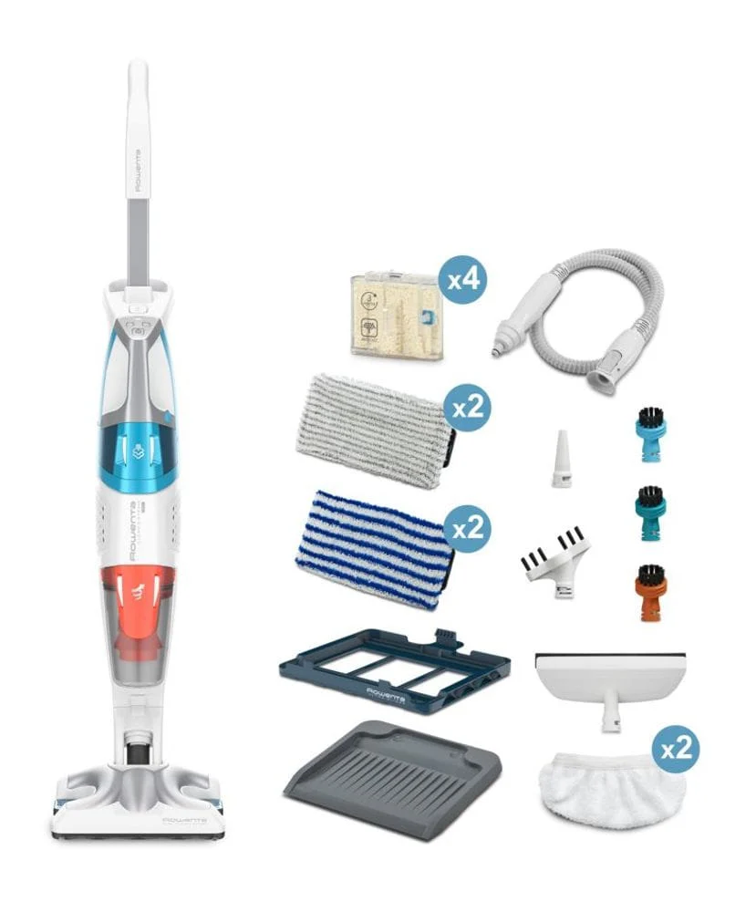 Aspirateur Balai ROWENTA CLEAN & STEAM MULTI 1700W Blanc