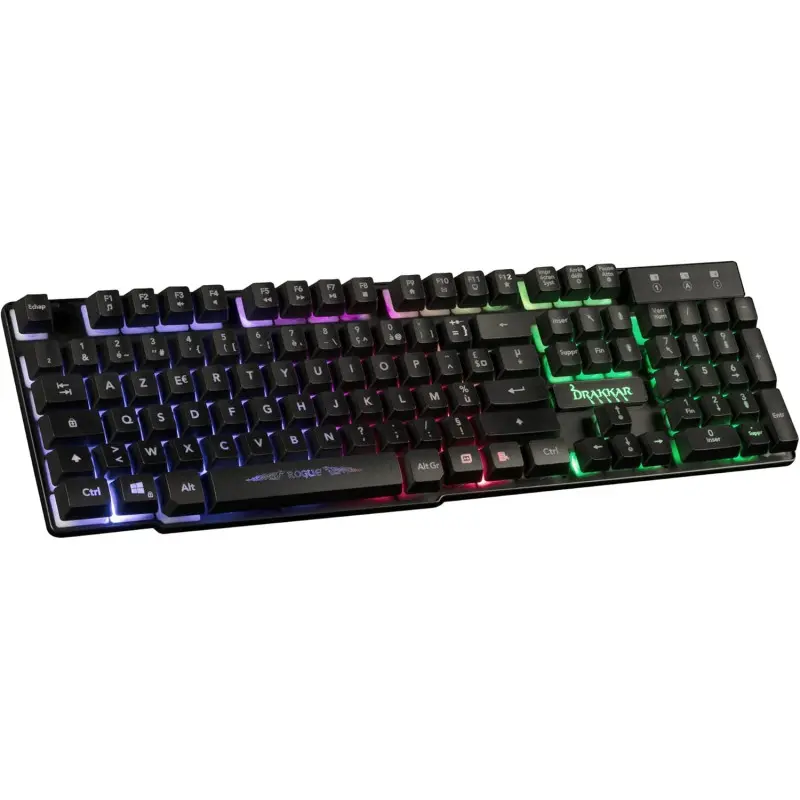 Pack Gaming 4 en 1 Clavier + Souris + Casque + Tapis souris Konix – Drakkar Pack Rogue –