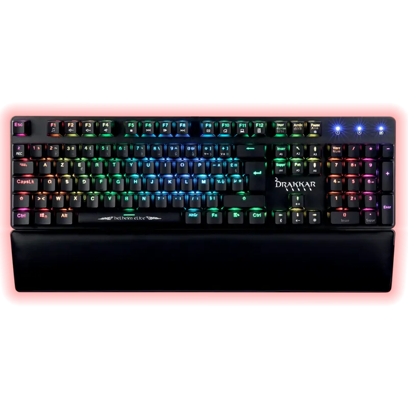 Clavier Gaming mécanique AZERTY Konix Helheim Elite – Drakkar