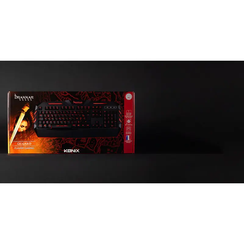 Clavier Filaire gaming Konix -Drakkar Utgard