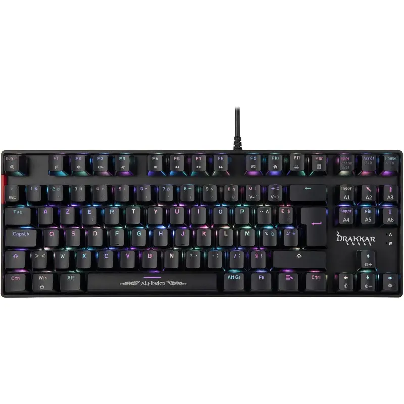 Clavier Gaming mécanique AZERTY Konix Alfheim TKL – Drakkar