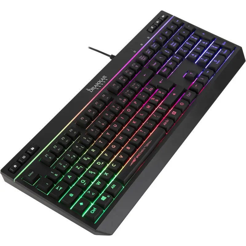 Clavier filaire gaming Konix Membrane Spelheim -Drakkar