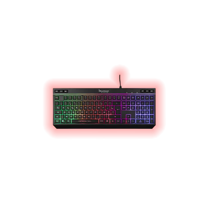 Clavier filaire gaming Konix Membrane Spelheim -Drakkar