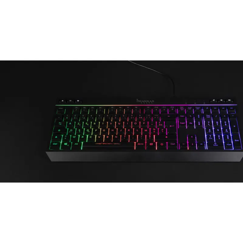 Clavier filaire gaming Konix Membrane Spelheim -Drakkar