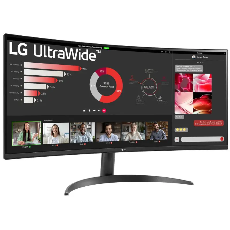 Ecran Gaming LG 34WR50QK 34 » UWQHD Incurvé 100Hz / Noir