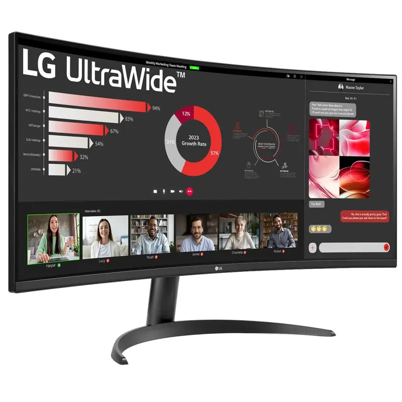Ecran Gaming LG 34WR50QK 34 » UWQHD Incurvé 100Hz / Noir