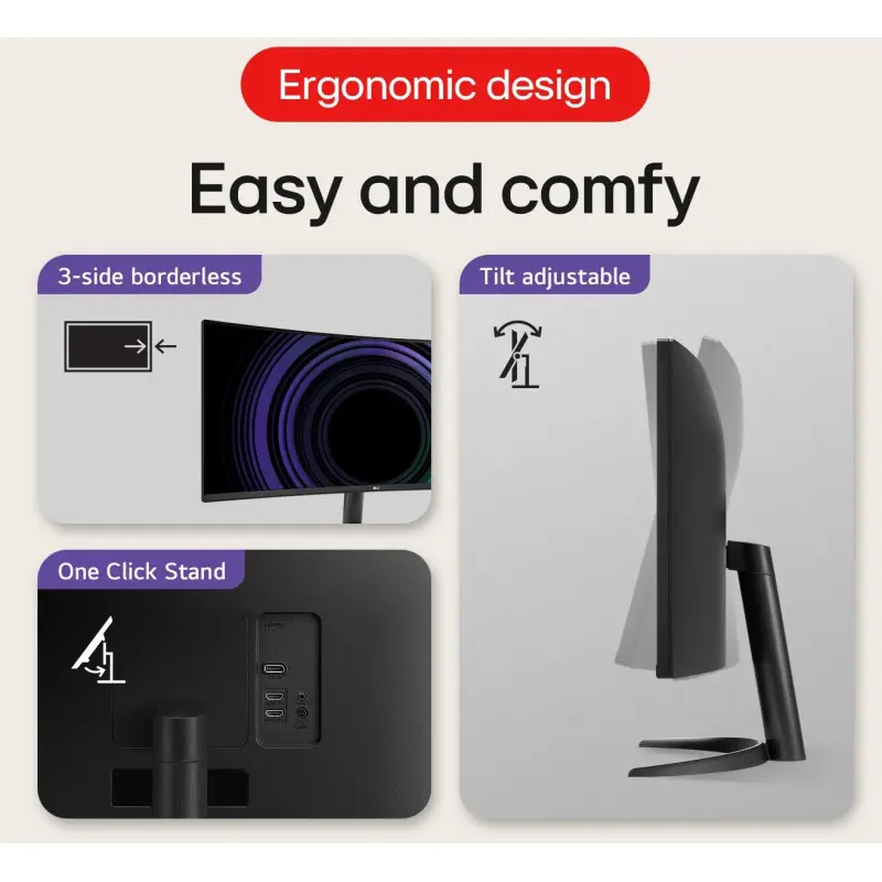 Ecran Gaming LG 34WR50QK 34 » UWQHD Incurvé 100Hz / Noir