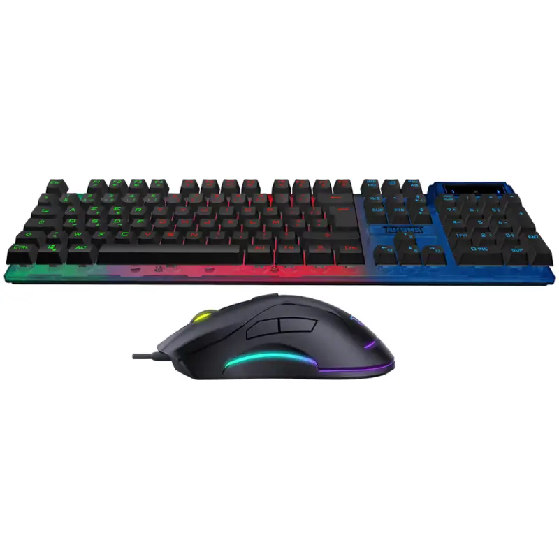 Ensemble Clavier et Souris Gaming Akuma Sentai C02 / USB / Noir