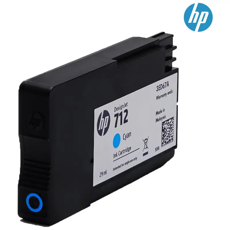 Cartouche d&rsquo;encre DesignJet HP 712 / Cyan