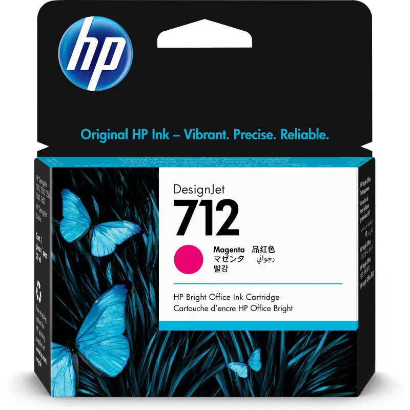 Cartouche d&rsquo;encre DesignJet HP 712 / Magenta