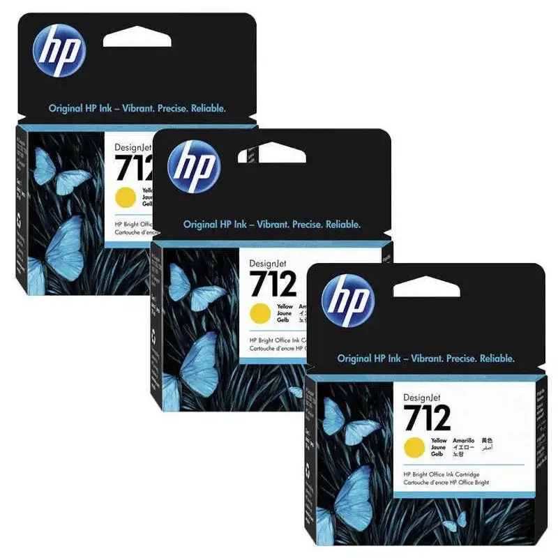 Cartouche d&rsquo;encre DesignJet HP 712 / Yellow