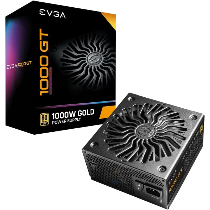 Boîte d&rsquo;alimentation ATX EVGA SuperNova GT – 1000W (Noir)