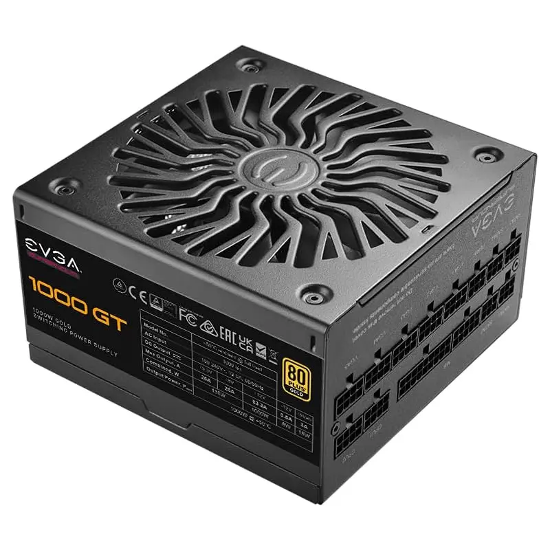 Boîte d&rsquo;alimentation ATX EVGA SuperNova GT – 1000W (Noir)