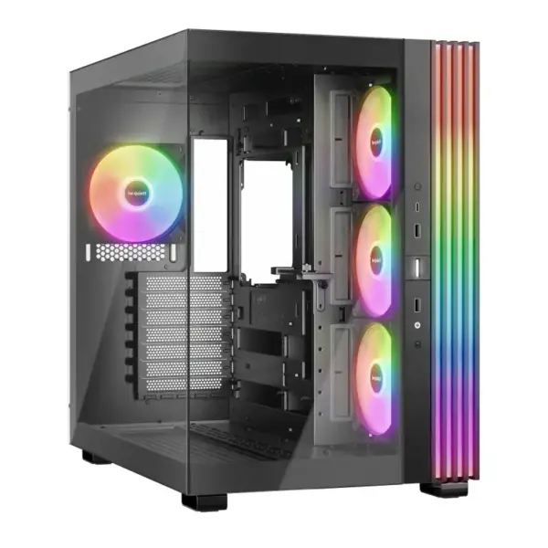 Boîtier Gaming Moyen Tour be quiet! Light Base 600 LX / ATX RGB / Avec Panneaux Vitrés / Noir