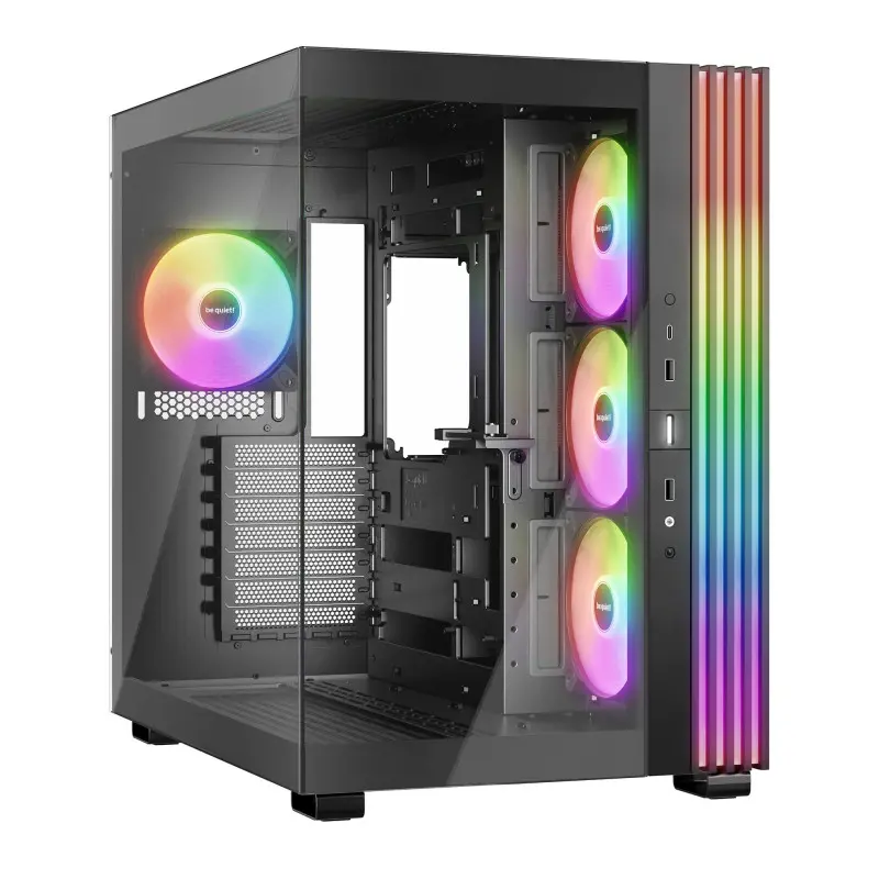 Boîtier Gaming Moyen Tour be quiet! Light Base 600 LX / ATX RGB / Avec Panneaux Vitrés / Noir