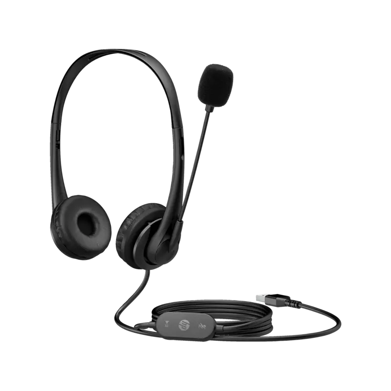 Casque stéréo USB HP G2 / Noir