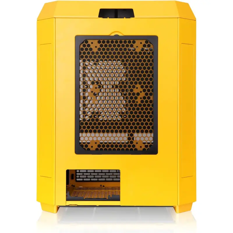 Boîtier Moyen Tour ATX Thermaltake The Tower 600 avec panneaux vitrés Jaune