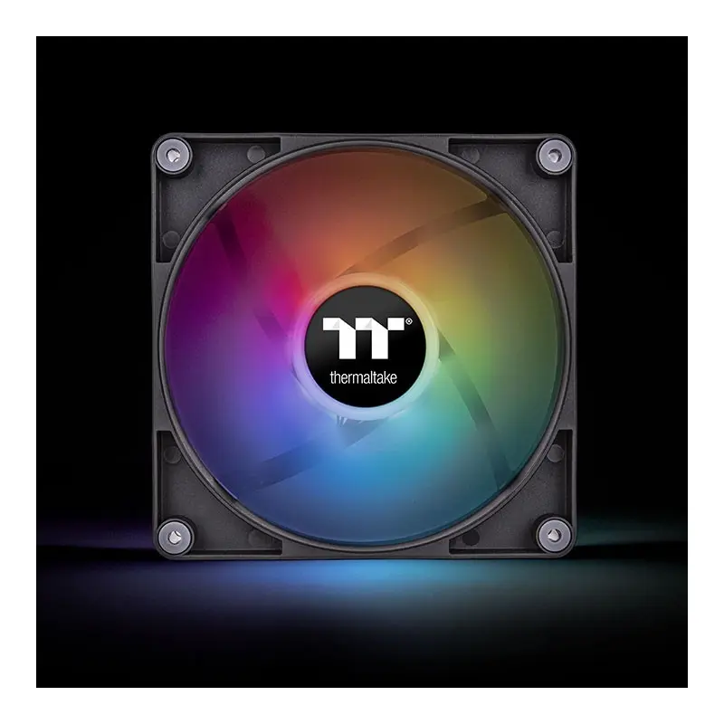 Lot de 2 Ventilateurs de boitier Thermaltake CT ARGB – 12cm (Noir)