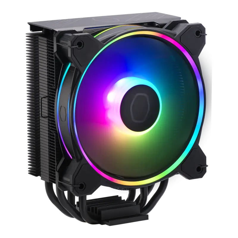 Ventilateur de processeur Cooler Master HYPER 212 HALO ARGB / Noir