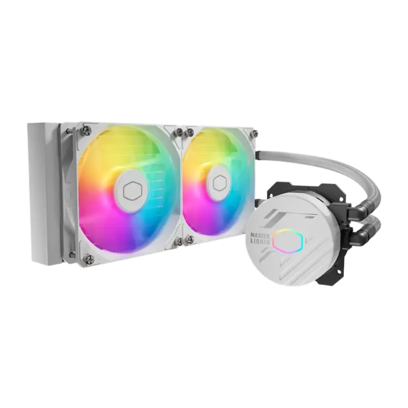 Kit de Watercooling Cooler Master MasterLiquid 240L Core ARGB / LGA 1851 – AM5 / Blanc