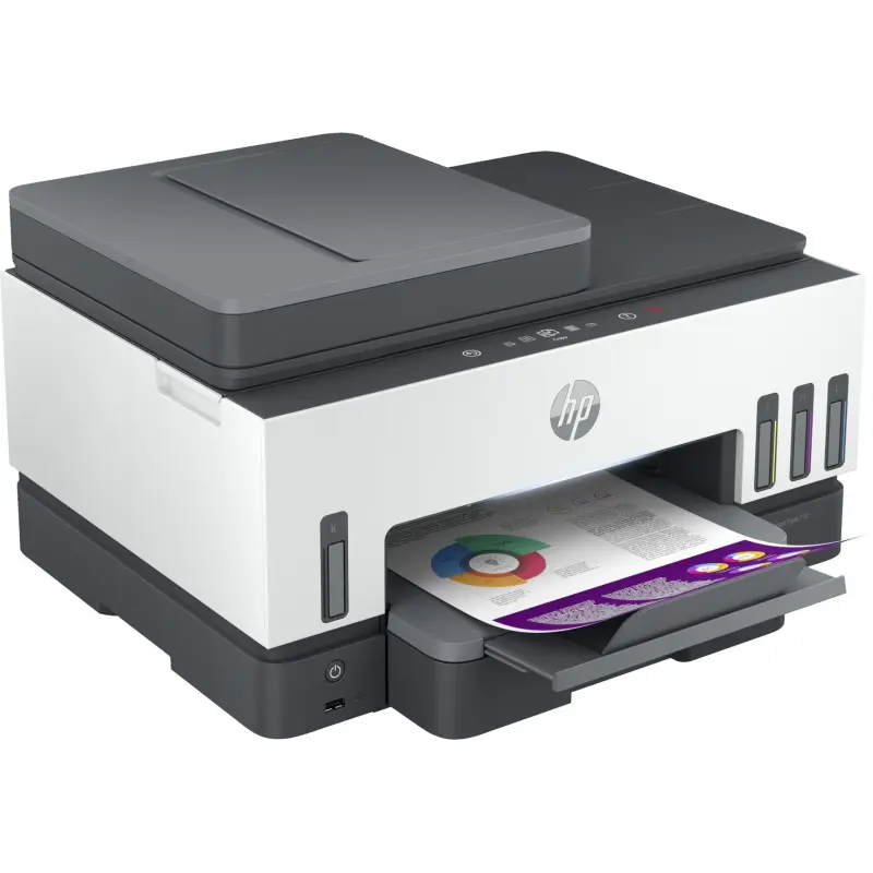 Imprimante Multifonction HP SMART TANK 790 / Couleur / A4 / Wi-Fi Avec 4 BOUTEILLES D&rsquo;encre