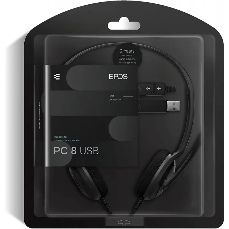 Casque-micro stéréo USB EPOS Sennheiser PC 8