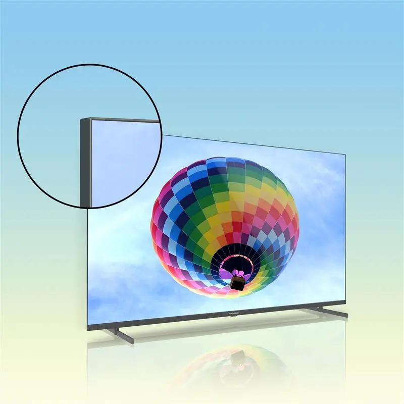 TV Thomson 50&Prime; 4K UHD QLED Side Feet – Google TV avec Récepteur Intégré