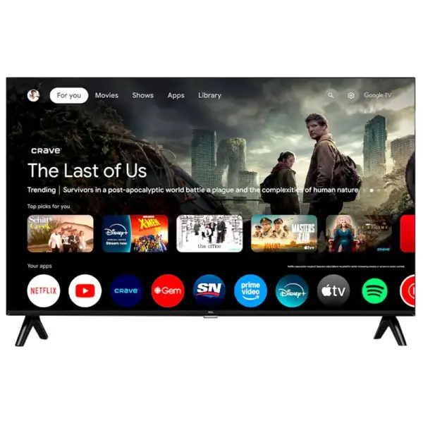 Tv TCL S5K 50'' QLED Full HD SMART Google TV / avec Récepteur intégré / 50S5K