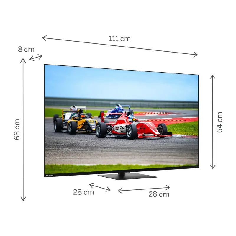 TV Thomson Google TV 55&Prime; QLED Pro 144 Hz avec Récepteur Intégré