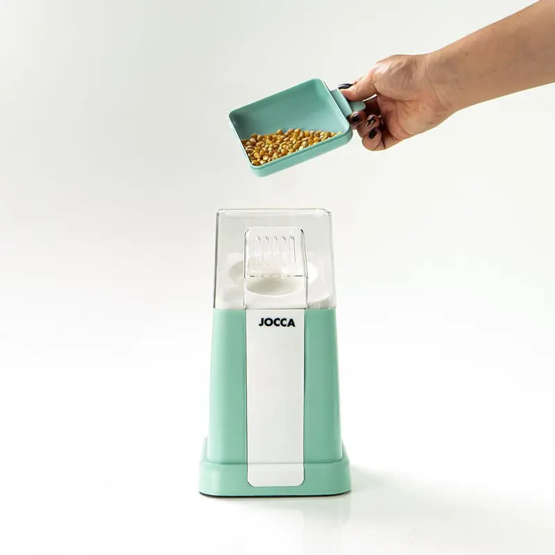 Machine À Pop Corn JOCCA Retro Style OIL 1200W / Turquoise / 5617T