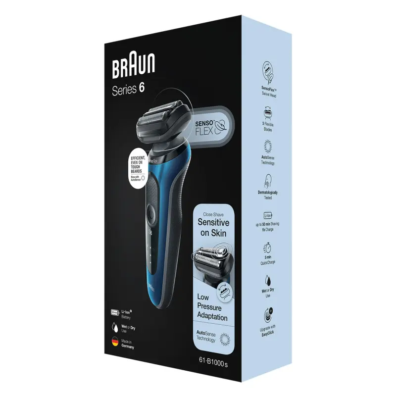 Rasoir Rechargeable BRAUN Series 6 WET & DRY