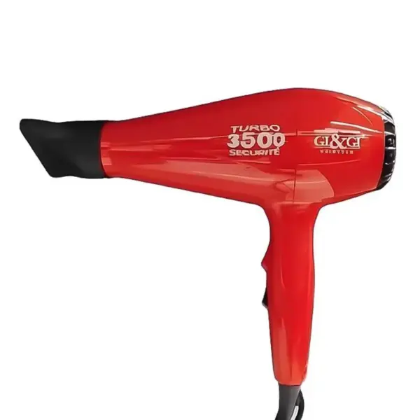 Sèche Cheveux GI&GI Turbo Sécurité 2200W / Rouge / 3500