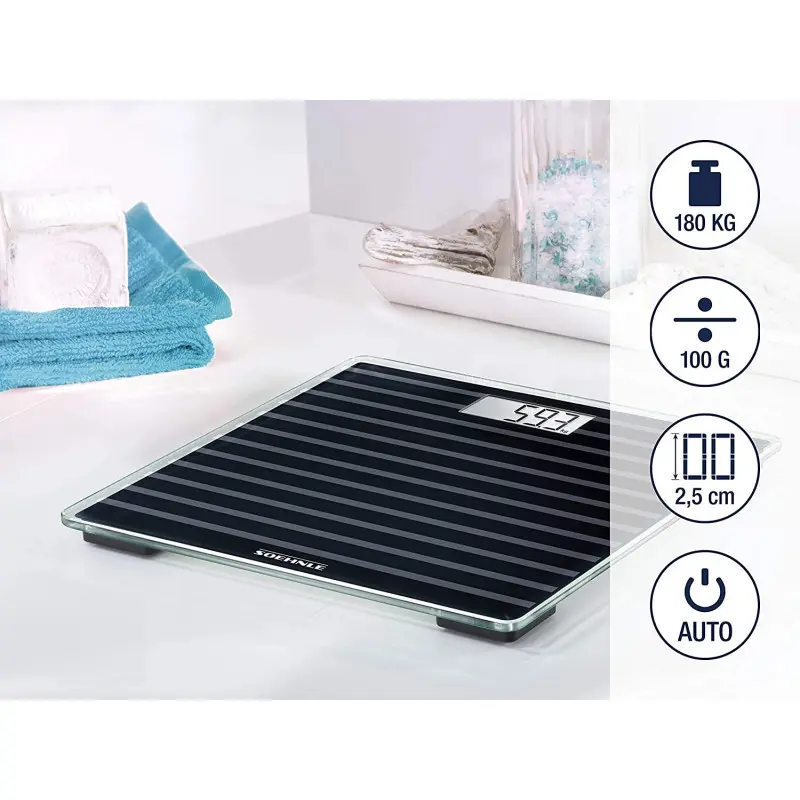 Pèse Personne Soehnle Style Sense Compact 200 Black Edition 63874