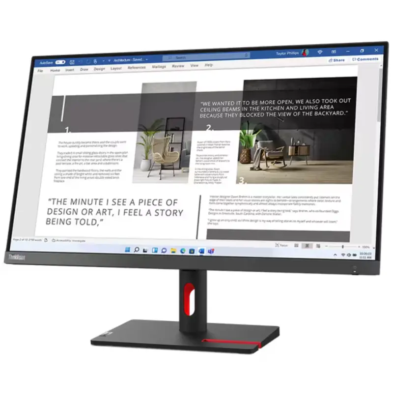 Écran Lenovo Think Vision S27i-30 27″ Full HD IPS / 100 Hz