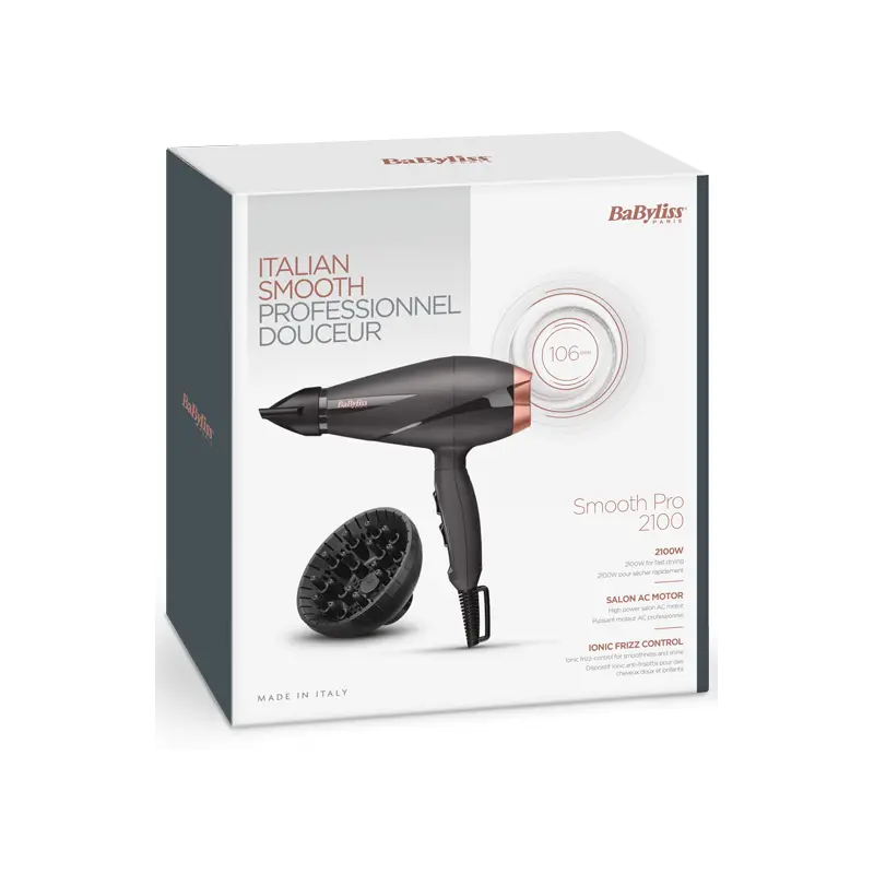 Sèche cheveux Babyliss Smooth Pro 2100