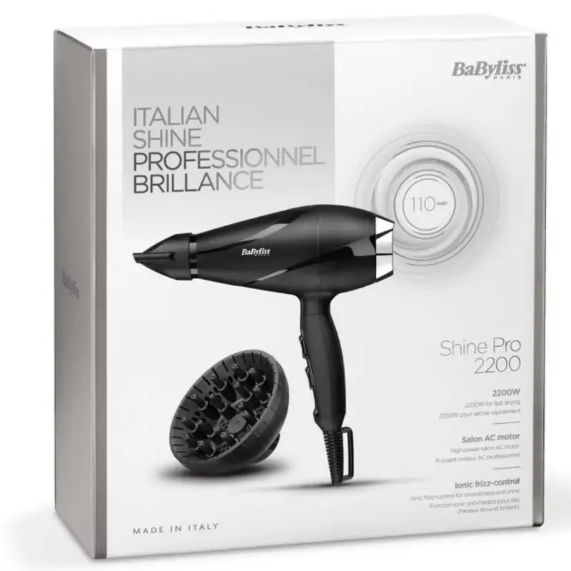 SÈCHE CHEVEUX BABYLISS 6713DE / 2200W / NOIR