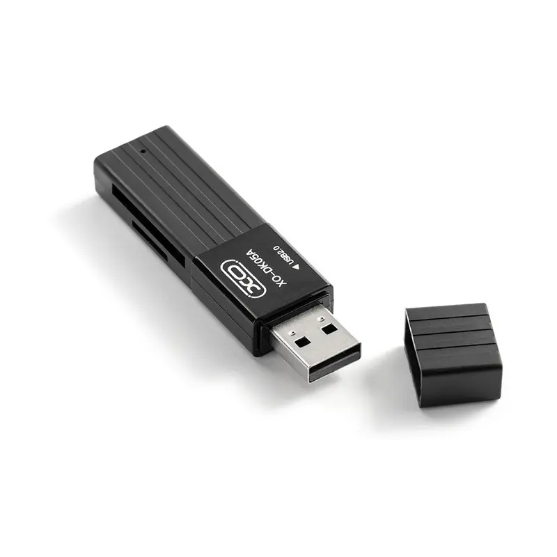 Lecteur de cartes XO 2 en 1 DK05A USB 2.0 / Noir