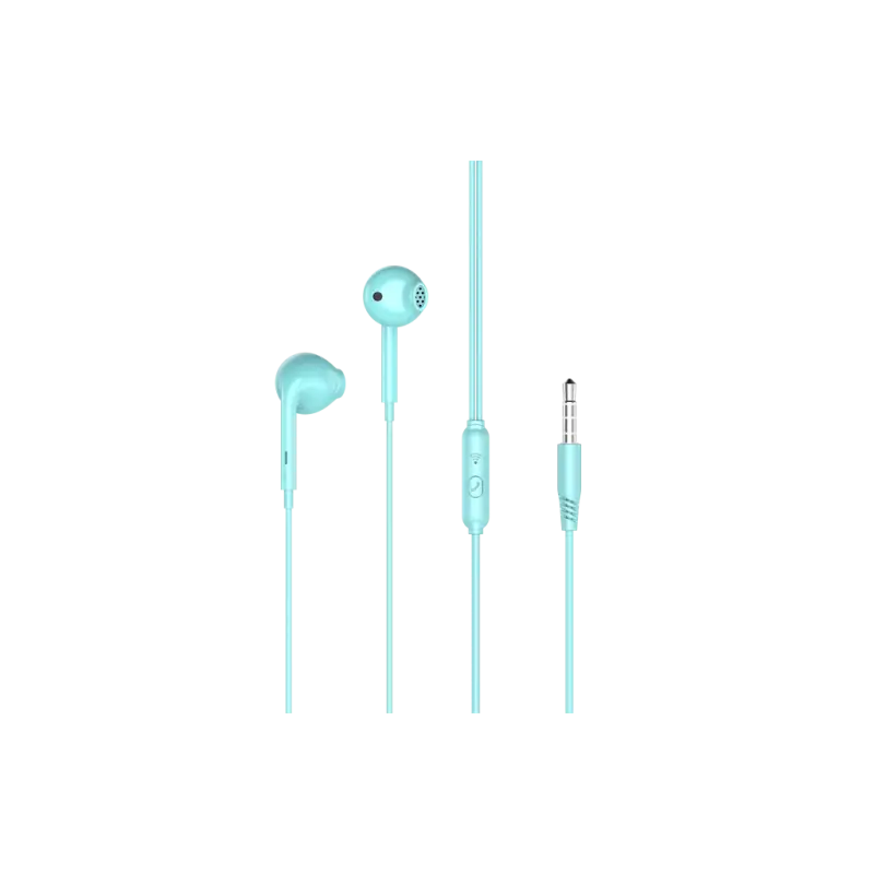 Écouteurs filaires XO EP28 jack 3,5 mm Vert