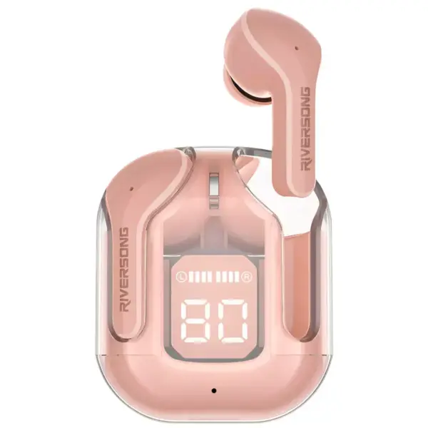 Écouteurs Bluetooth Riversong AirFly M2 TWS rose EA233