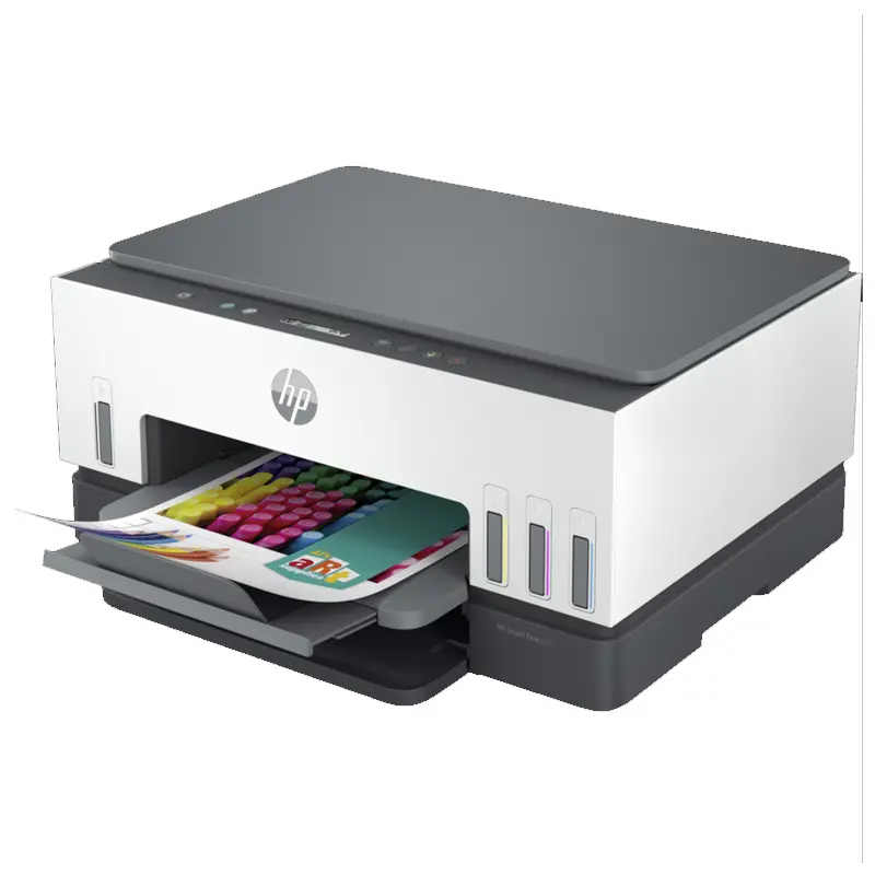 Imprimante HP 720 à Réservoir 3EN1 Recto Verso WIFI + 6 Bouteilles D&rsquo;encres