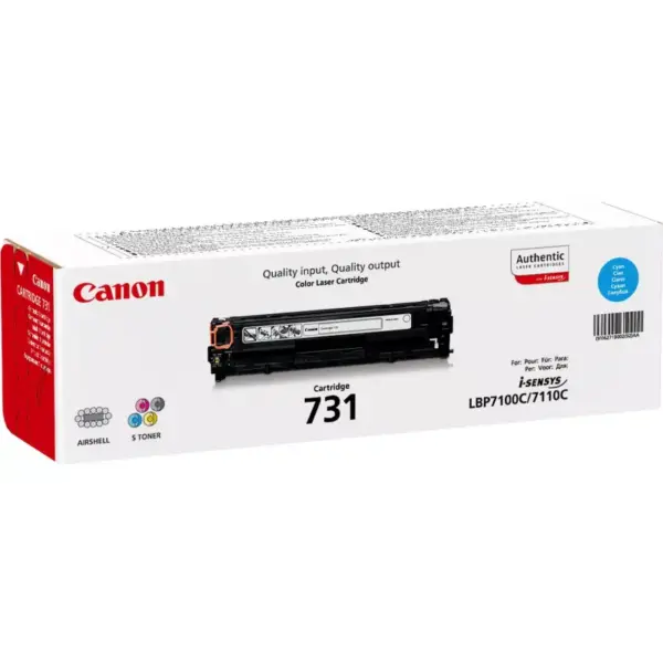 Toner Original Canon 731C / 1500 Pages / Cyan
