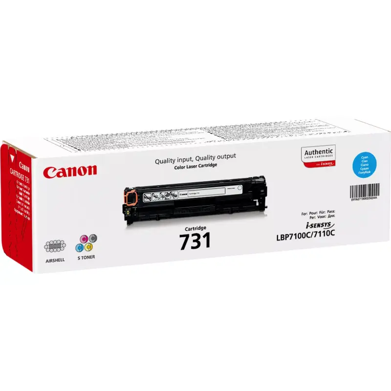 Toner Original Canon 731C / 1500 Pages / Cyan