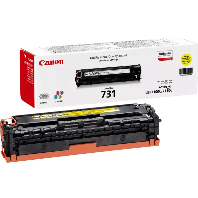 Toner Original Canon 731Y / 1500 Pages / Yellow