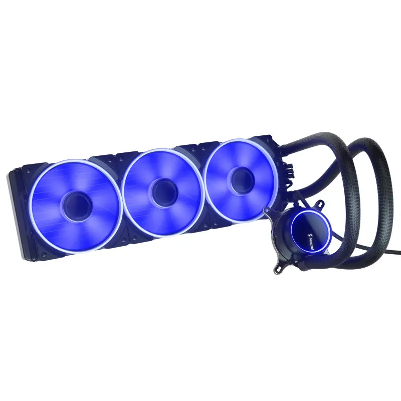 Kit Watercooling AIO Fractal Design Celsius+ S Prisma / RGB / 360 mm / LGA 1700 – AM5 / Noir